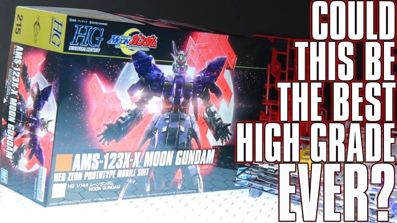Shaping up to be the best High Grade EVER! HGUC Gundam Moon Unboxing  ムーンガンダム