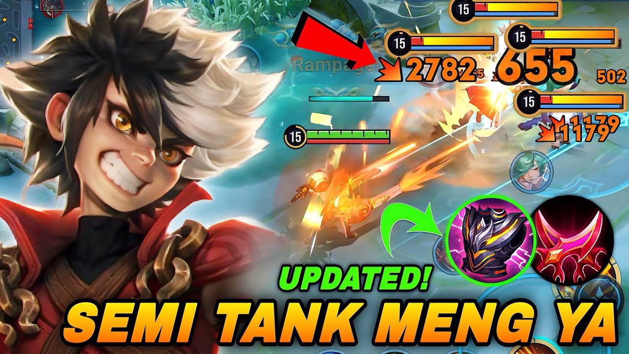 MENG YA SEMI TANK BUILD IS THE NEW META IN FARM LANE MYTHIC RANK! | MENGYA BEST BUILD & ARCANA