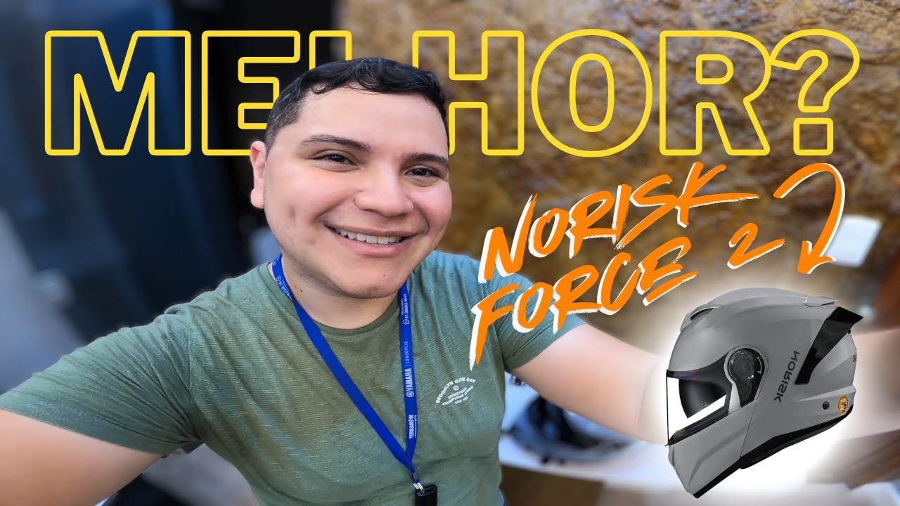 MELHOR Capacete pra fazer entregas? Norisk Force 2! - DETALHES E TESTE