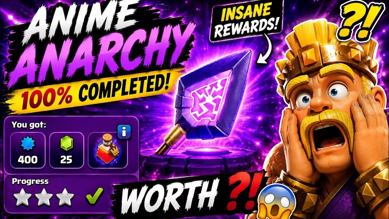 How To Complete Anime Anarchy Event(100% Easy Guide)⭐⭐⭐#clashofclans #coc #gaming #newevent #archer