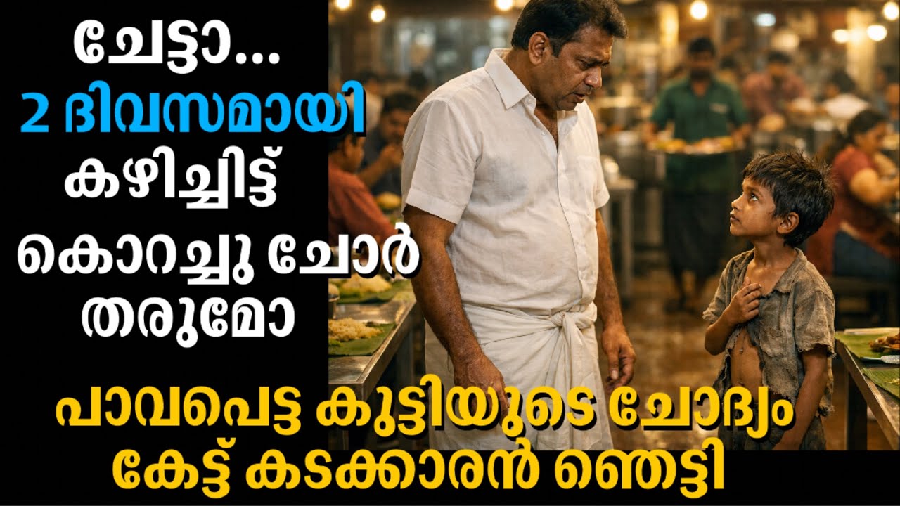 2 ദിവസമായി പട്ടിണി കിടന്ന കുട്ടിയുടെ ചോദ്യം കേട്ട് കടക്കാരൻ ഞെട്ടി 