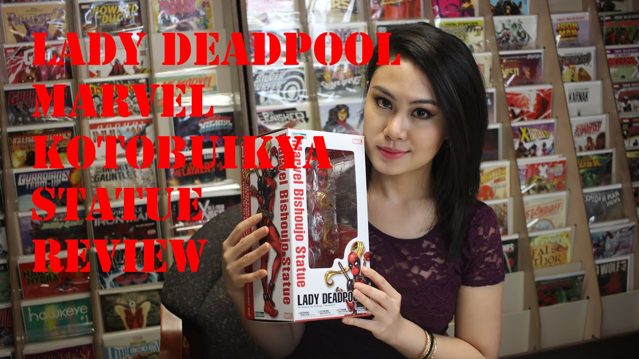 Marvel Lady Deadpool Kotobukiya Bishoujo Statue Review