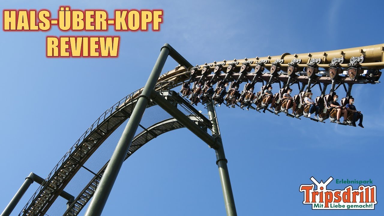 Обзор перевёрнутых американских горок Tripsdrill Vekoma | Прототип подвесной американской горки T...