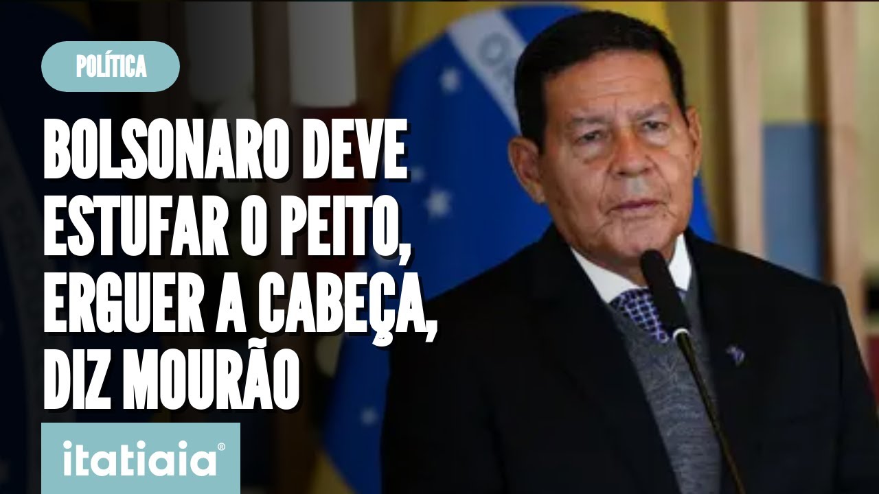 MOURAO REVELA QUAL DEVE SER O PAPEL DE BOLSONARO