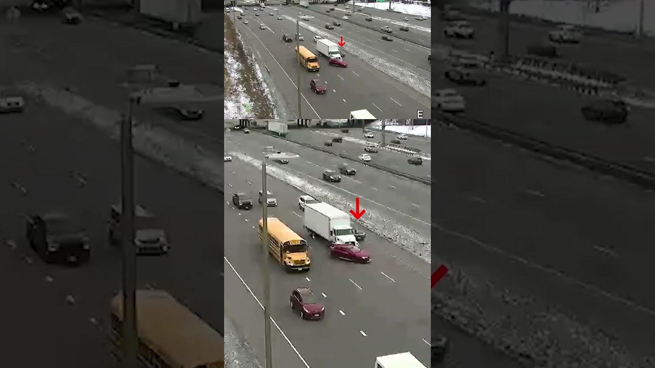Crash compilation from freezing rain in Minnesota