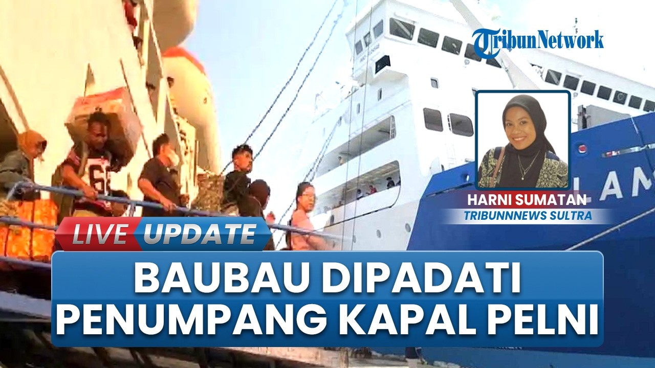 10 Ribu Penumpang Kapal Pelni Turun di Pelabuhan Murhum Baubau Sultra Jelang Lebaran Idul Fitri 2026