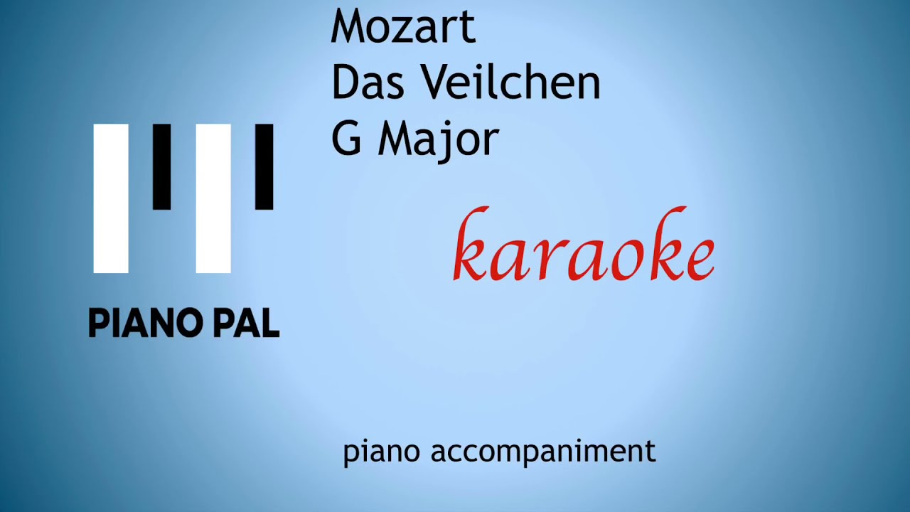 Das Veilchen W.A. Mozart KARAOKE/ACCOMPANIMENT