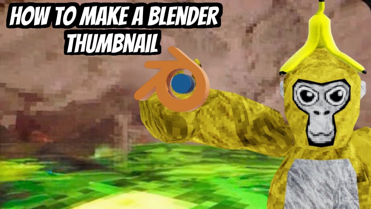 HOW TO MAKE GTAG THUMBNAIL (BLENDER)