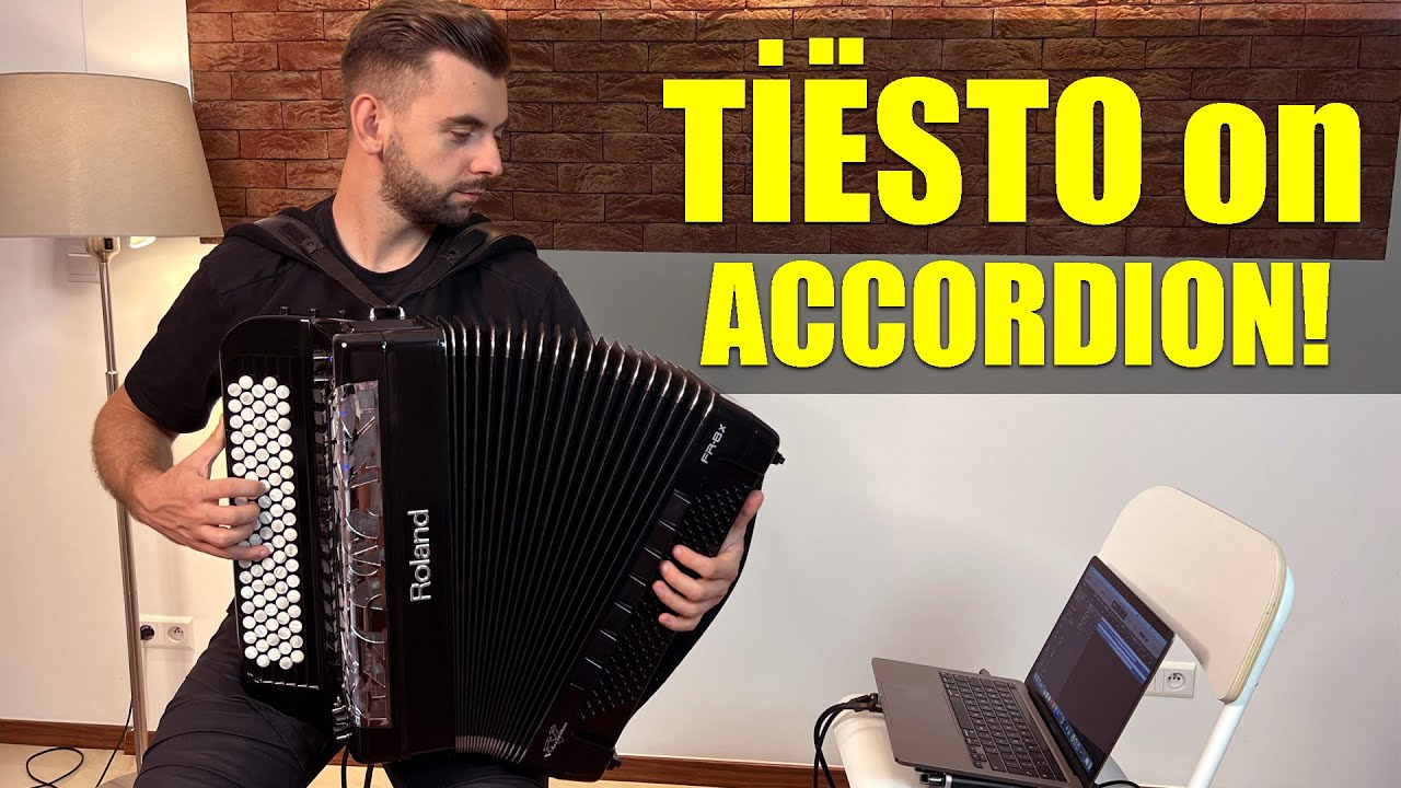 Tiësto - Adagio for Strings on Accordion Roland FR-8XB