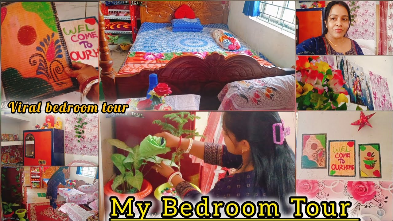 My Bedroom Tour 🎎small bedroom Tour ।। আমার বেড রুম টুর।।Bedroom Tour 2025।। 