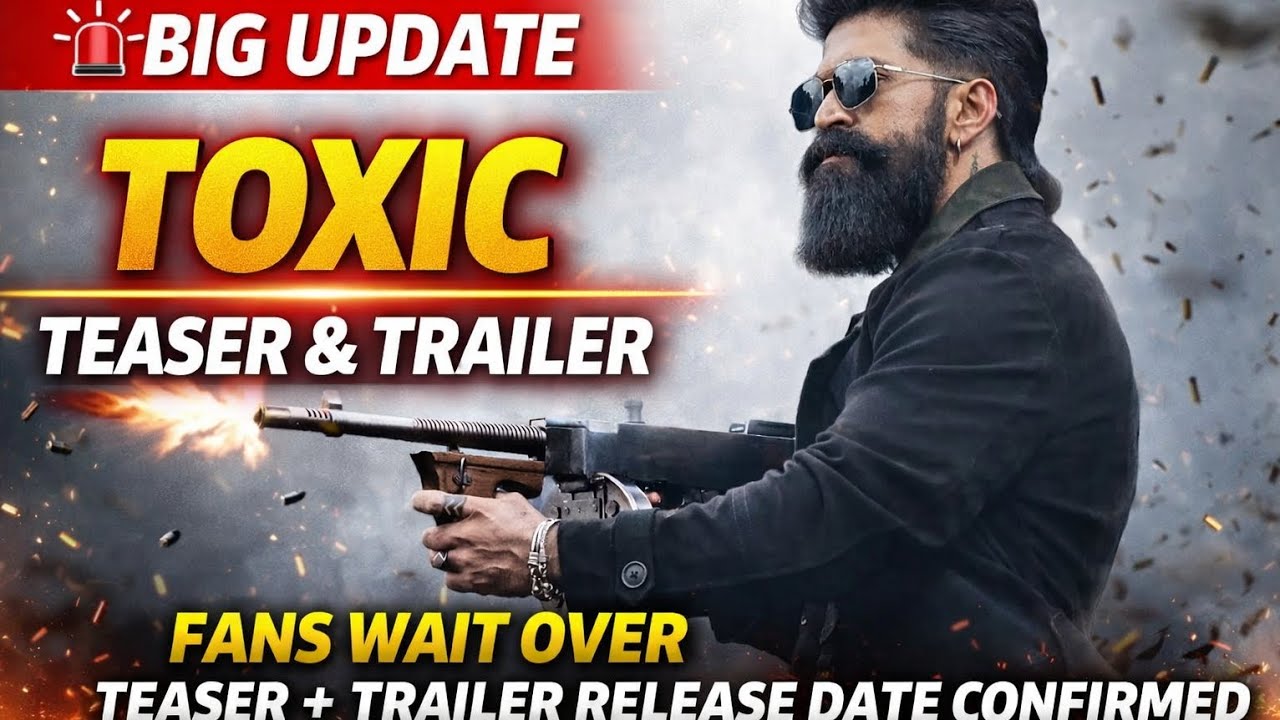 🚨TOXIC Teaser & Trailer Release Date Confirmed 😱 | Big Update | Yash Toxic Movie