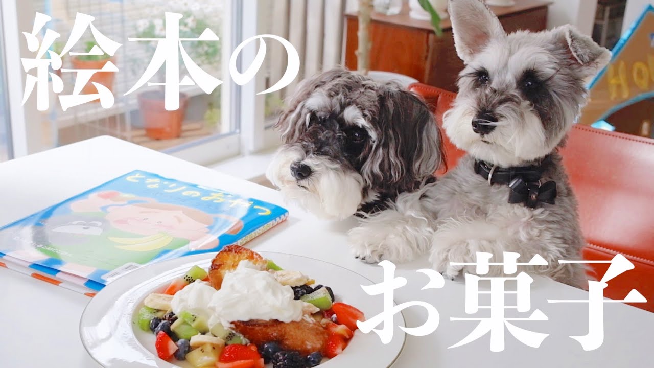 【犬とお料理】絶品ザクザクフレンチトーストをつくる休日【シュナウザージジトト】