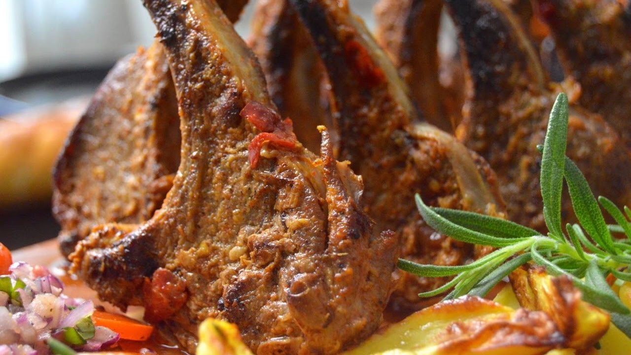 Grilled lamb chops