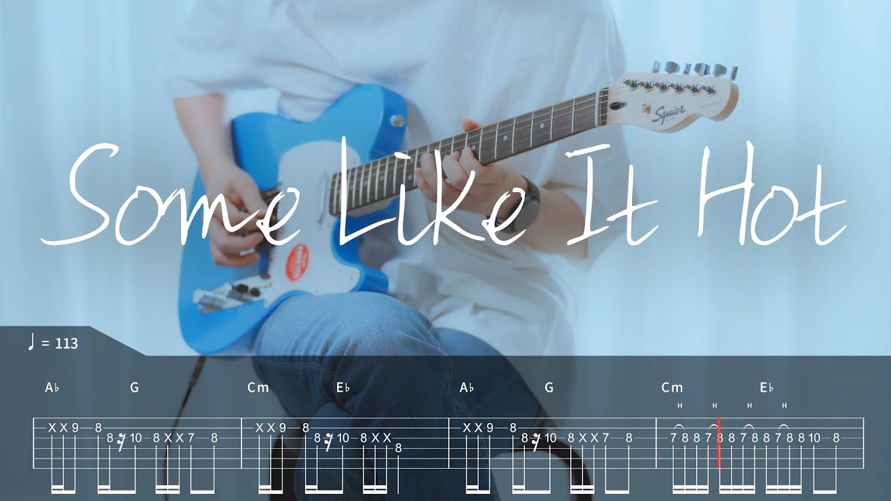 [TAB] SPYAIR - Some Like It Hot!! 기타커버【●●●◐○】