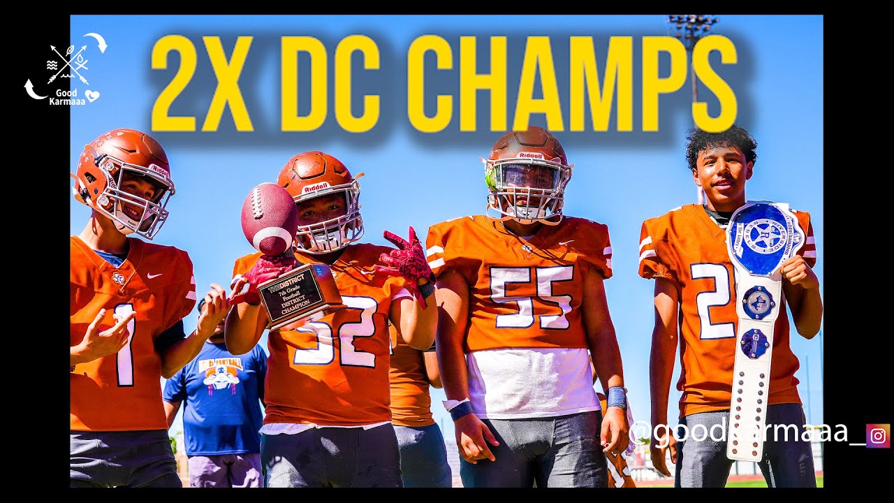 BACK TO BACK DC CHAMPS! | RIVERSIDE VS YSLETA  | 8TH GRADE FOOTBALL 2024
