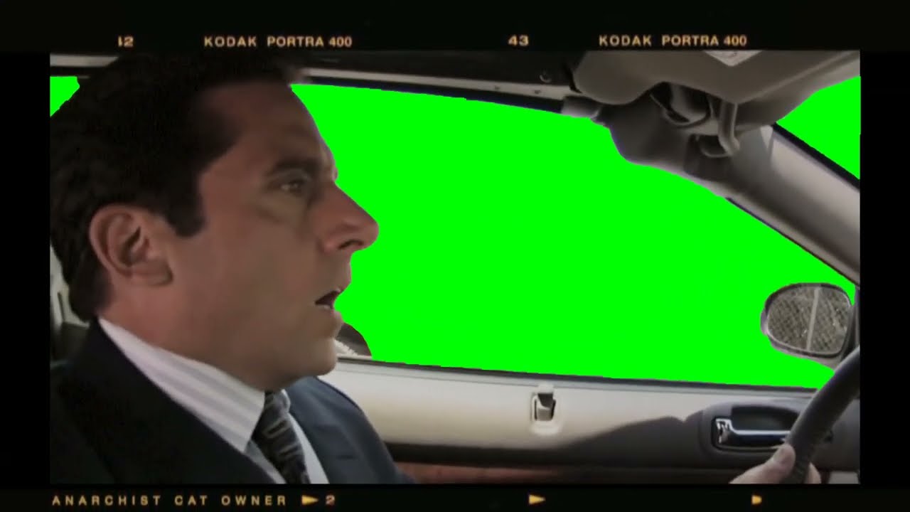 the office ~ michael scott crashes into a green screen | free template