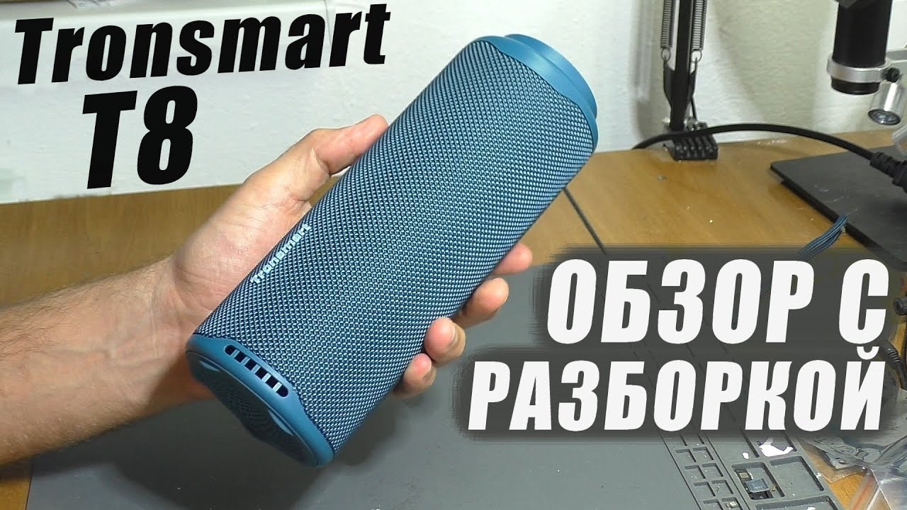 Портативная колонка Tronsmart T8 | ОБЗОР С РАЗБОРКОЙ