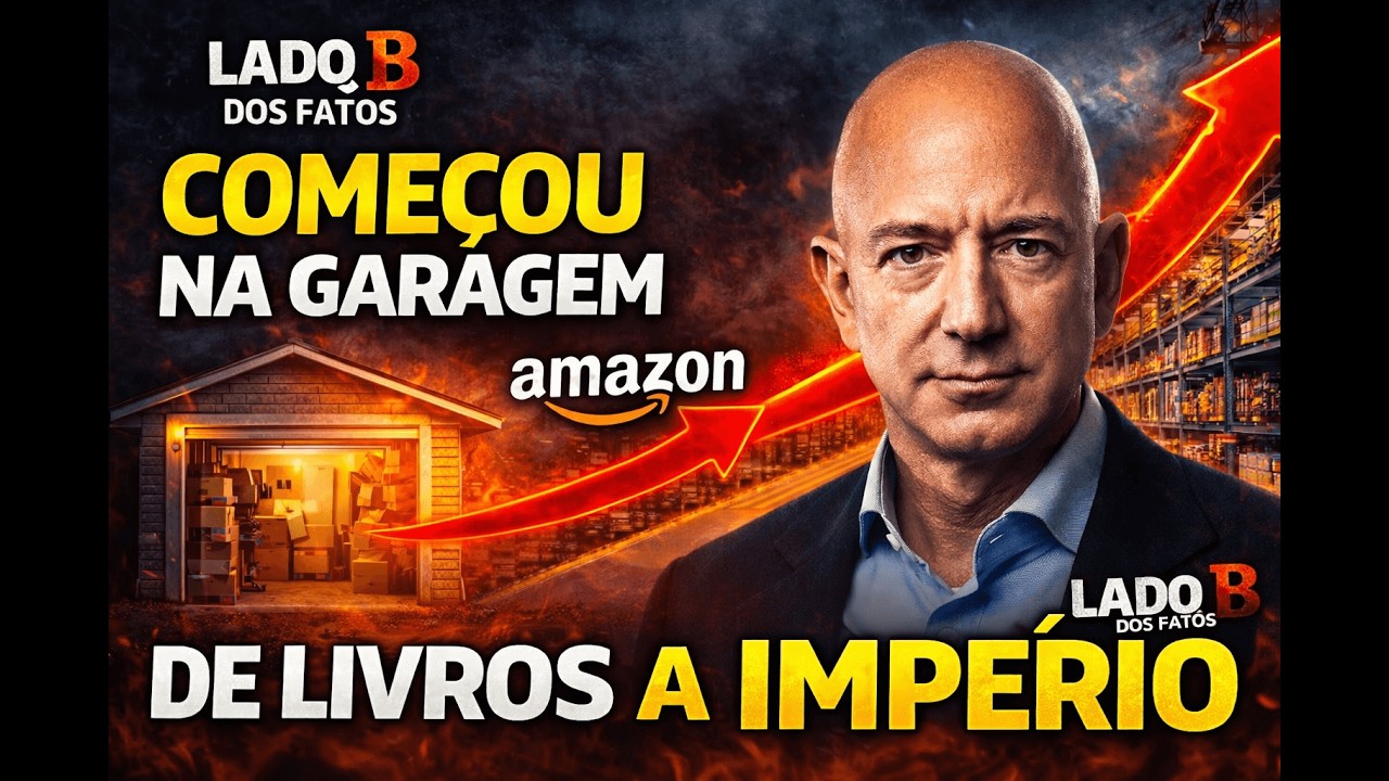De Livraria na Garagem ao Império Global: A História da Amazon que Quase Ninguém Conhece