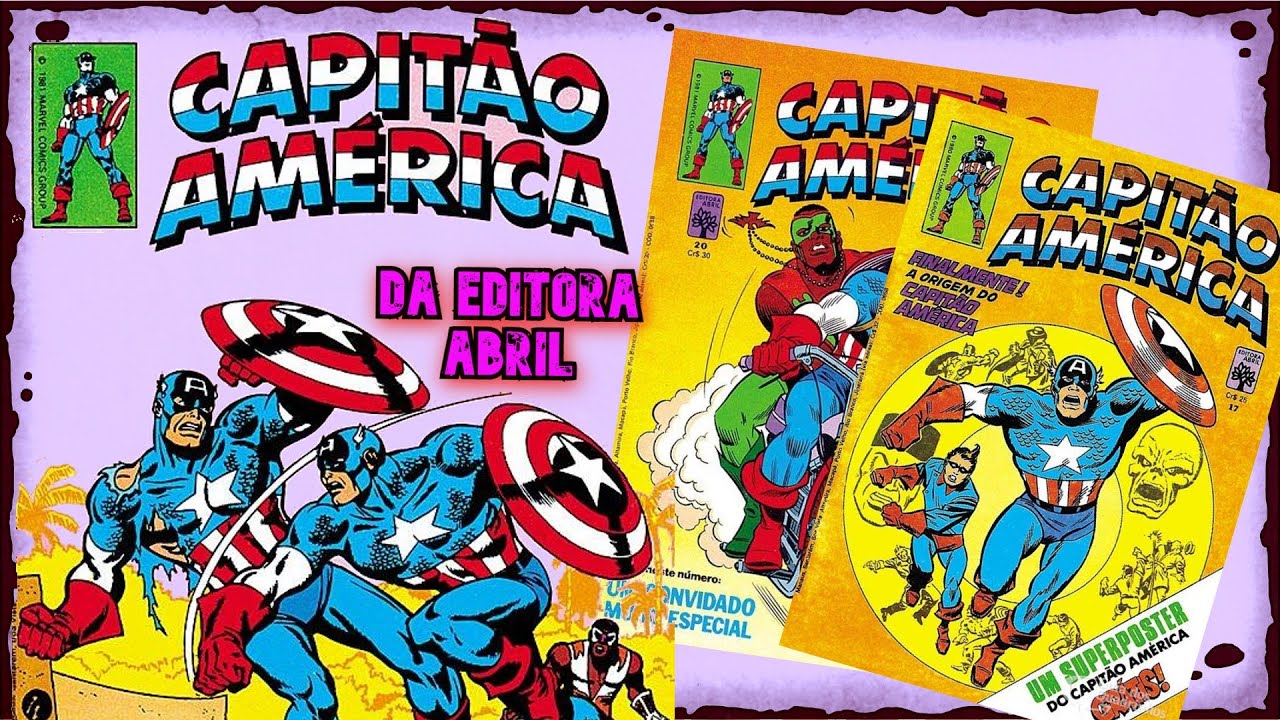 CAPIT&Atilde;O AM&Eacute;RICA em FORMATINHO da ABRIL - PE&Ccedil;AS DA COLE&Ccedil;&Atilde;O