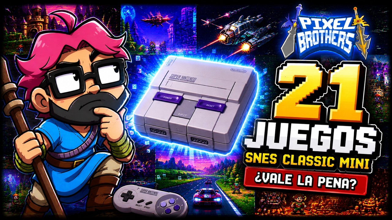 ¿Vale la pena el: Super Nintendo Classic Edition Actualmente? | SNES Mini | Pixel Brothers | 4k