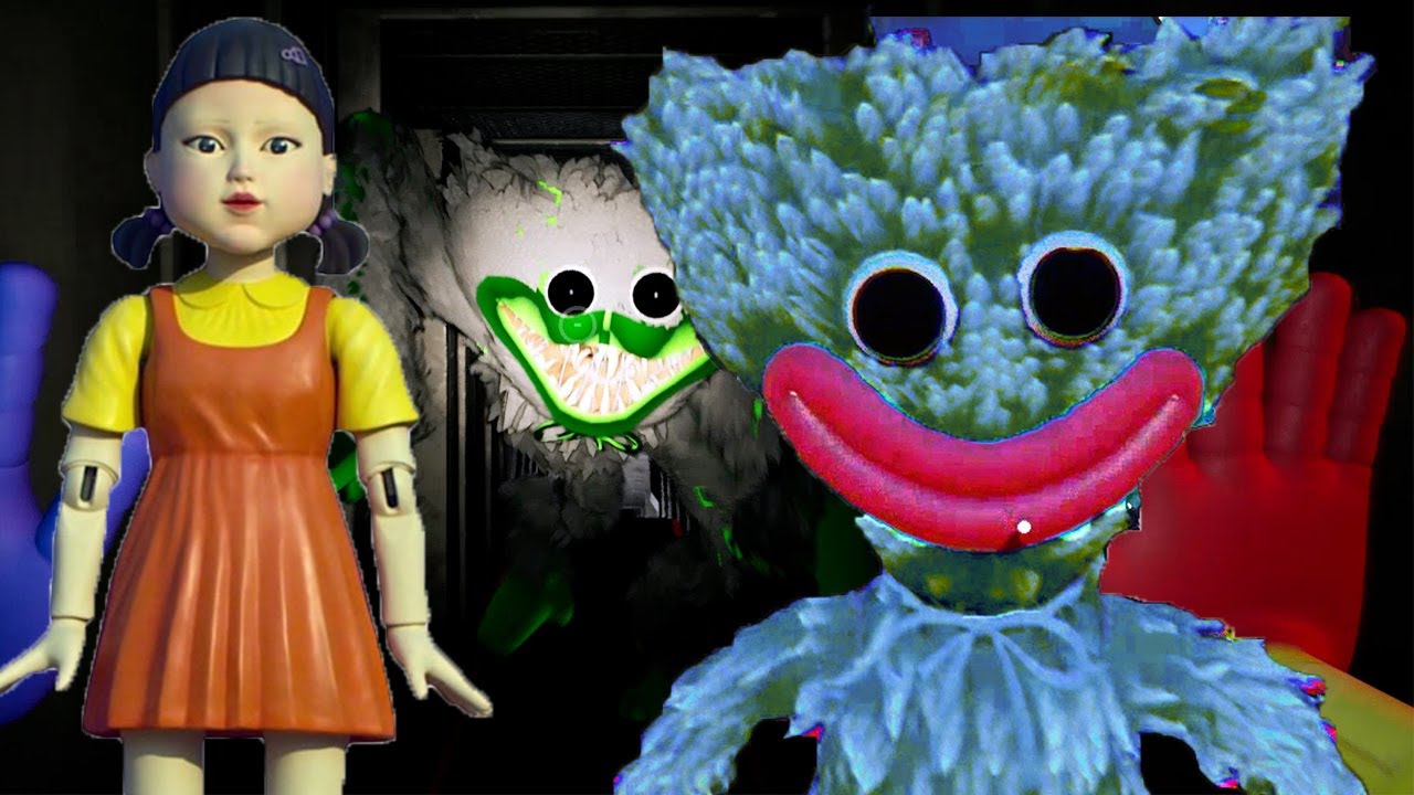 Poppy Playtime Squid Game Doll Gray and Green Gameplay Walkthrough