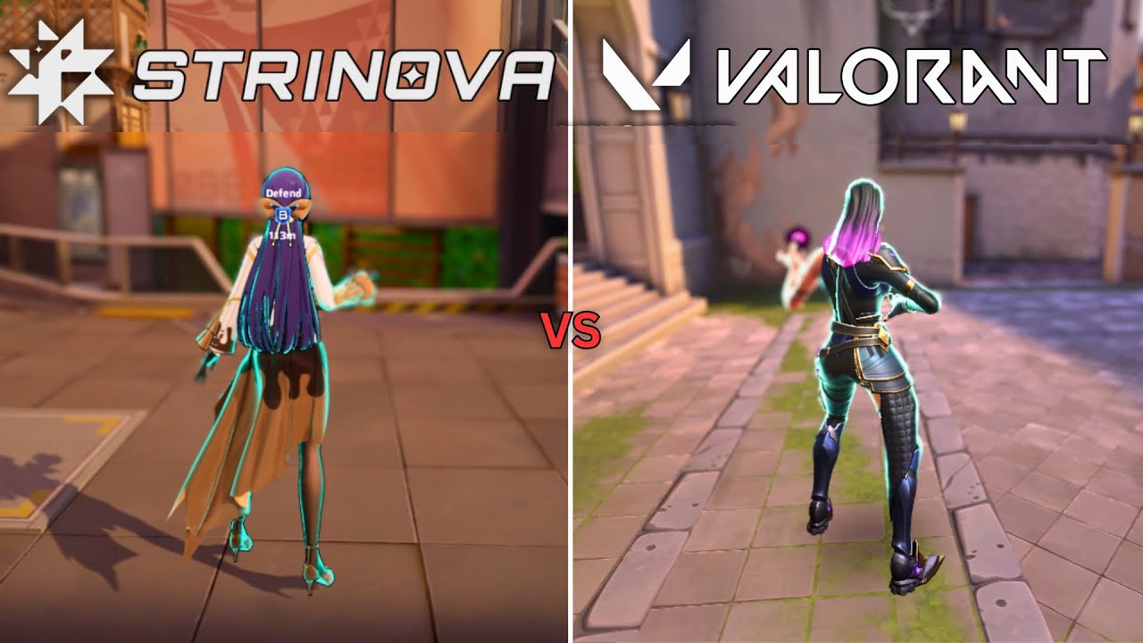 Valorant vs Strinova !! Characters Comparison [ Strinova ]