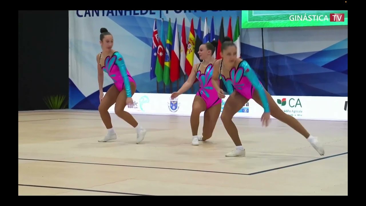 PORTUGAL (POR-CAGPD 2)- TRIO AGE GROUP qualifications  Aerobic gymnastic Fig open 2024, CANTANHEDE