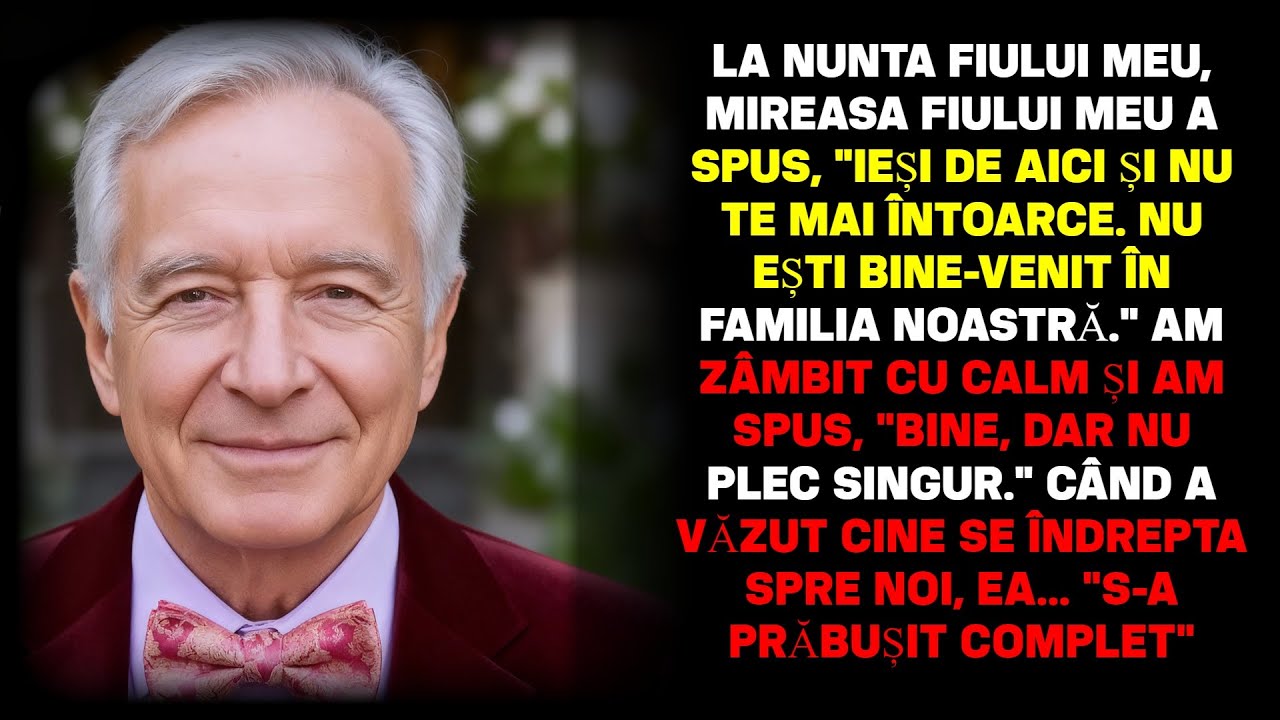 „Ieși afară!” a spus mireasa fiului la nuntă. Am plecat, dar nu singur… Poveste adevărată