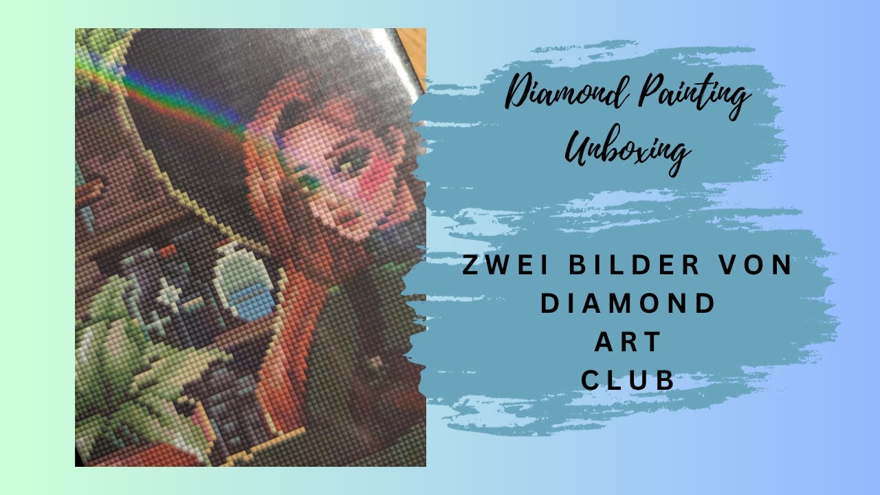 💎Diamond Painting Unboxing💎 | Zwei Bilder von DAC 🧙‍♀️🛸