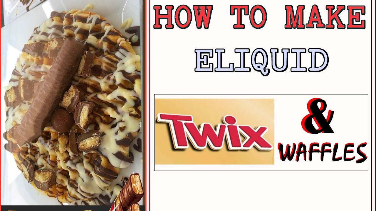 DIY Eliquid &ndash; Twix on Waffles [Sweet Caramel Chocolate Vape]