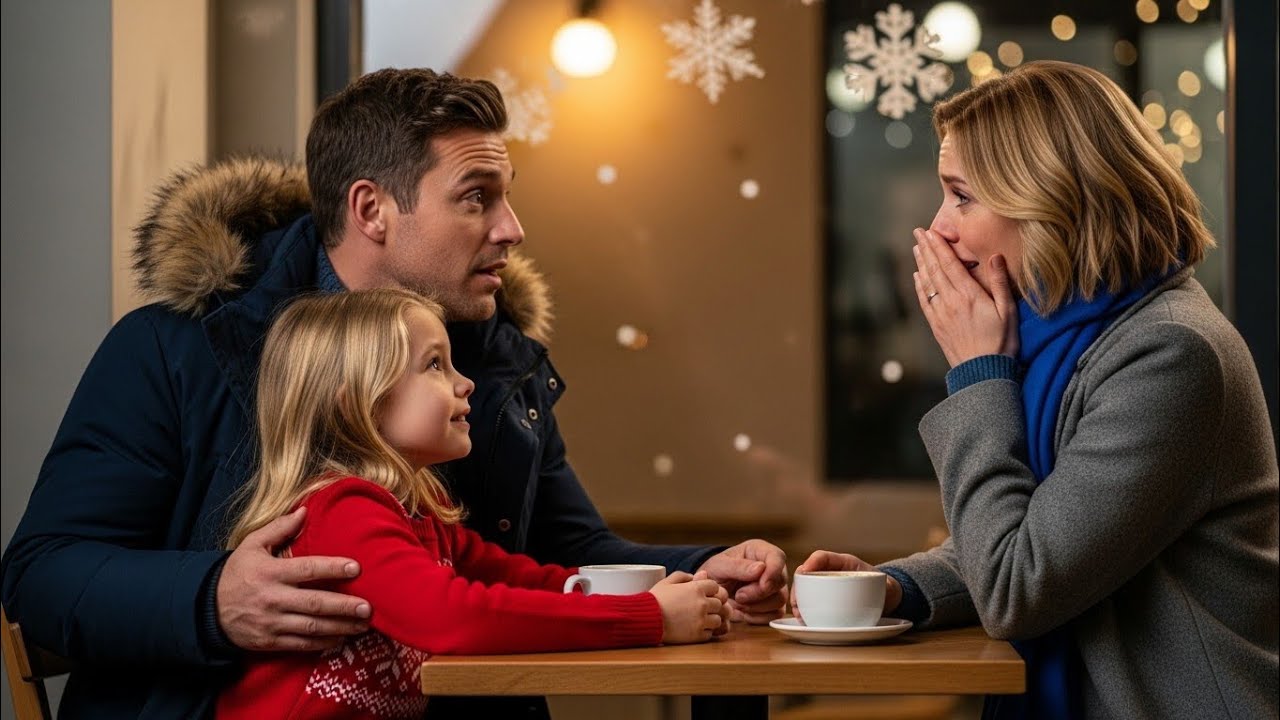 Single Dad Meets Ex-Wife by Accident on Christmas Eve - Little Girl Says Two Words That Change All