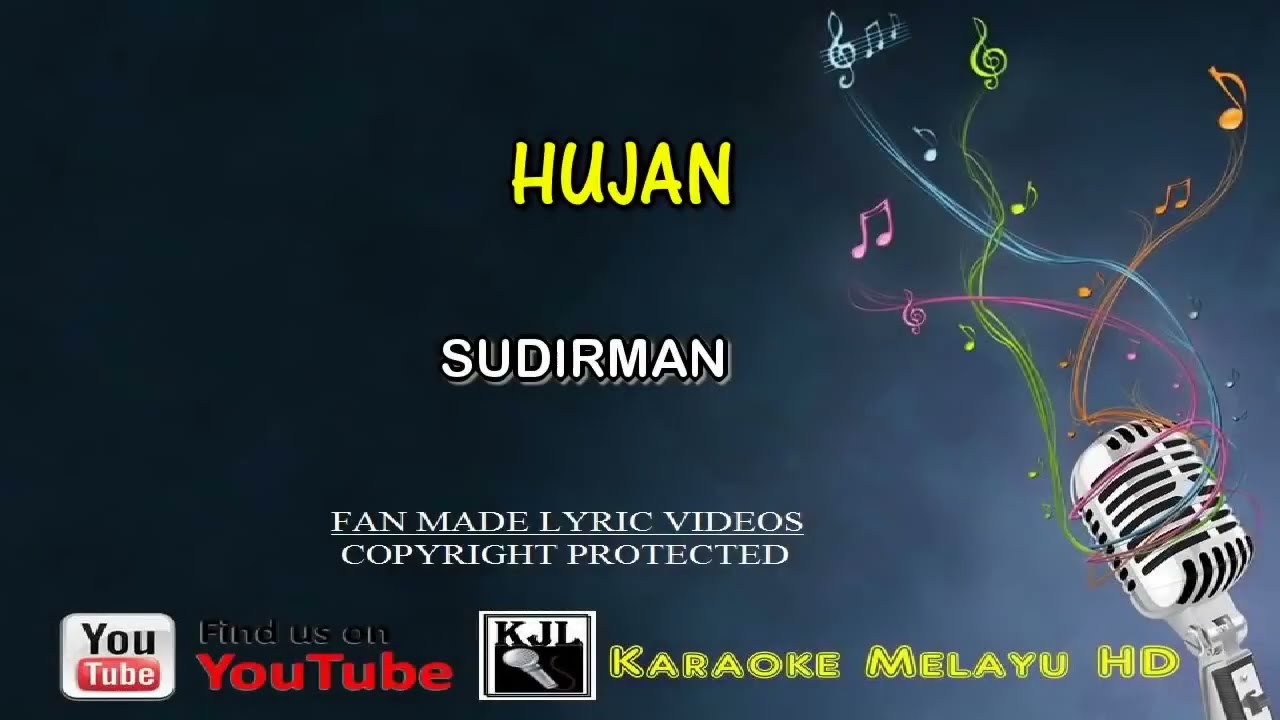 Sudirman - Hujan | Karaoke Minus One Lirik Video HD