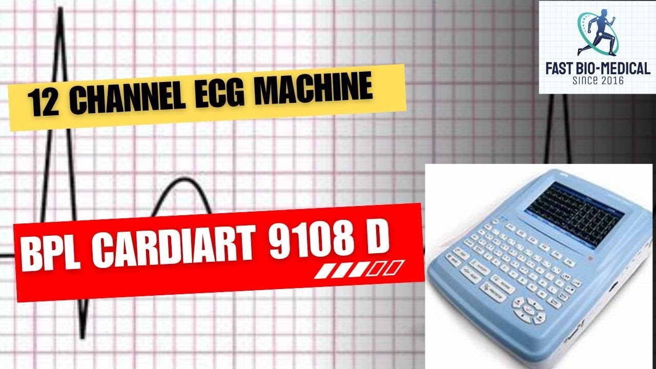 12 CHANNEL ECG MACHINE BPL 9108D | BPL 9108 D ECG MACHINE DEMO | BPL CARDIART 9108 D ECG MACHINE