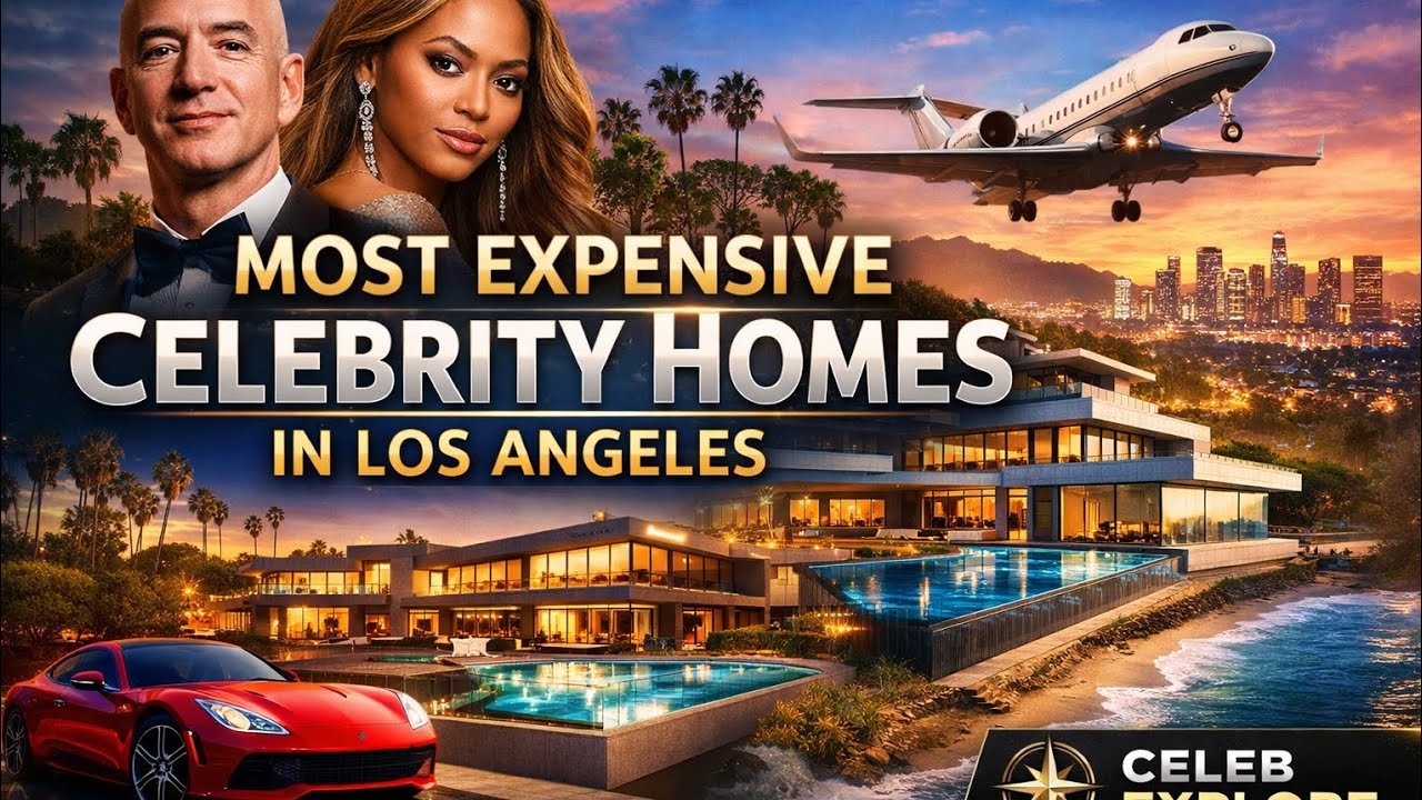 The Most Expensive Celebrity Homes in Los Angeles | Inside Billionaire Mansions | CelebXplore