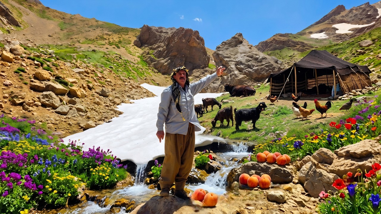Nomadic Life in the Dena Mountains | Secret of the Amazing Customs of the Zagros Nomads