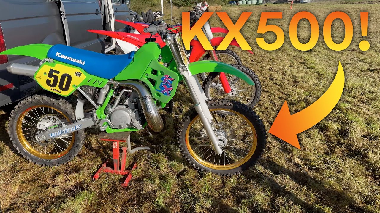 Niels tager KAWASAKI KX500 med til mark-ræs!?