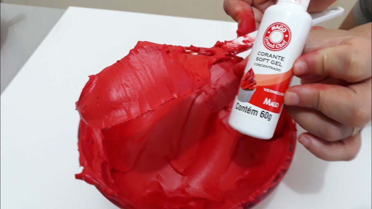 Como Fazer Chantininho No Ponto Certo E Tingir De Vermelho