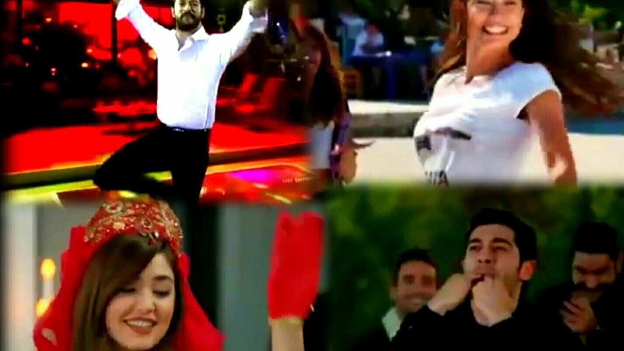 رقص الممثلين و الممثلات الاتراك /اغنيه يرباي ويرباي