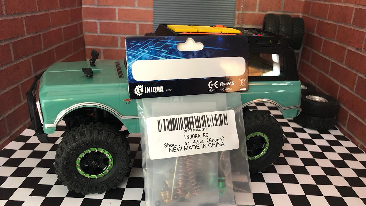 SCX24 c10  Injora Shock Install