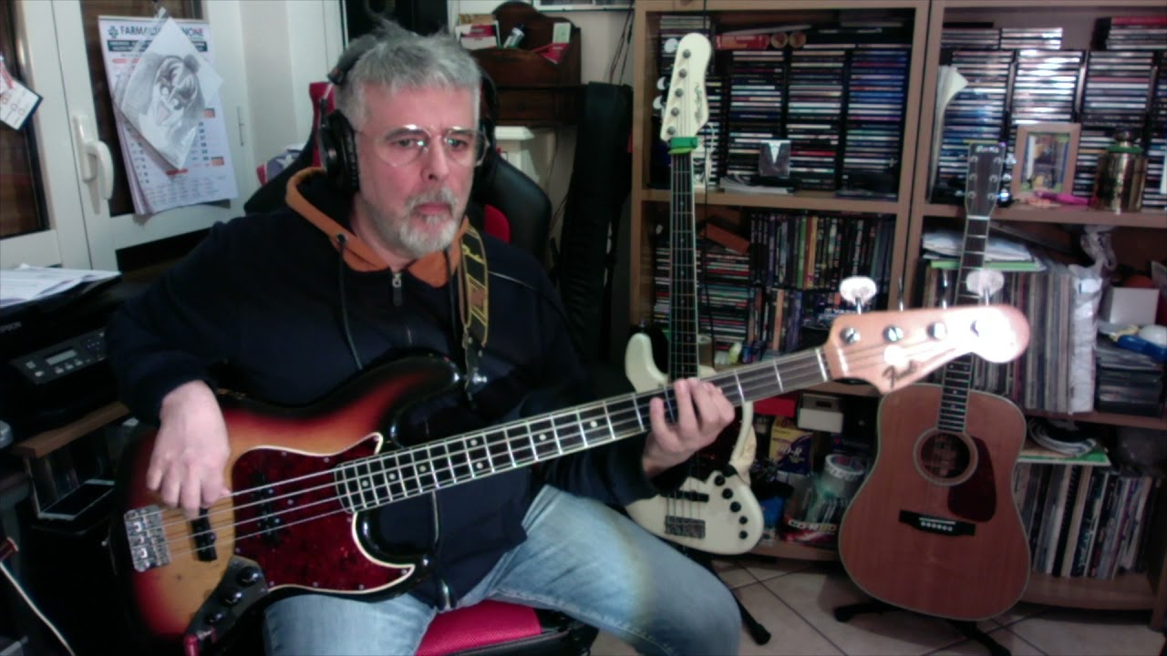 Re by Loredana Bertè ( personal bass cover ) by Rino Conteduca with 1966 Fender jazz bass