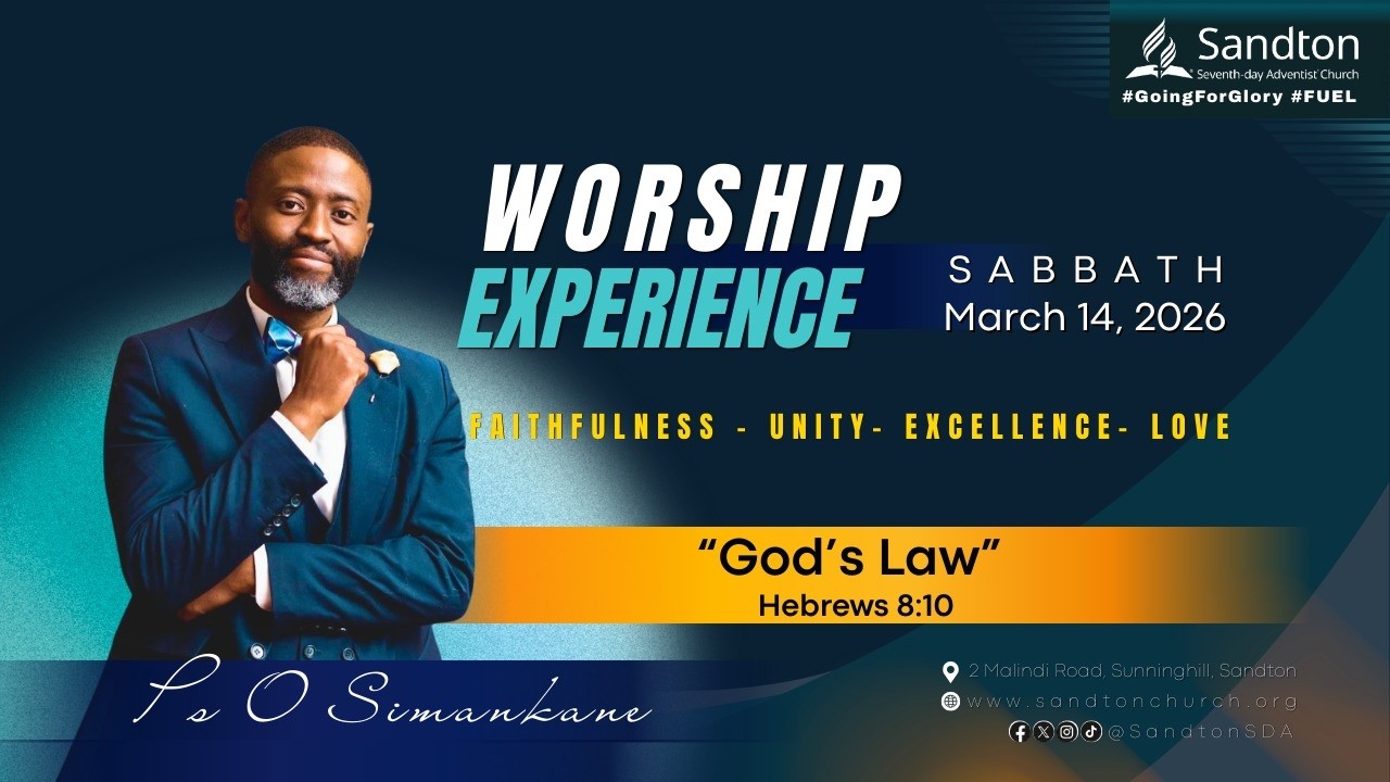 Sandton SDA Church LIVE  -  14 March 2026