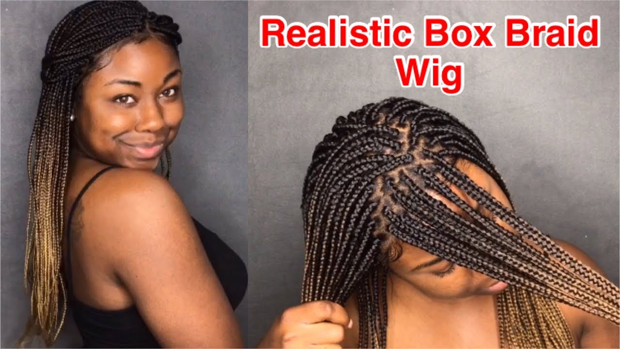 MUST SEE! Most Realistic Ombre Box Braid Wig! | Ft. Neat and Sleek