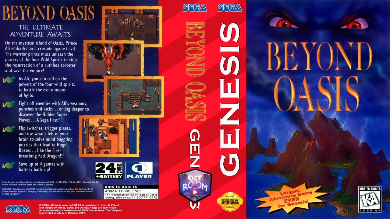 Beyond Oasis  - SEGA GENESIS | Original Sound Track High Quality