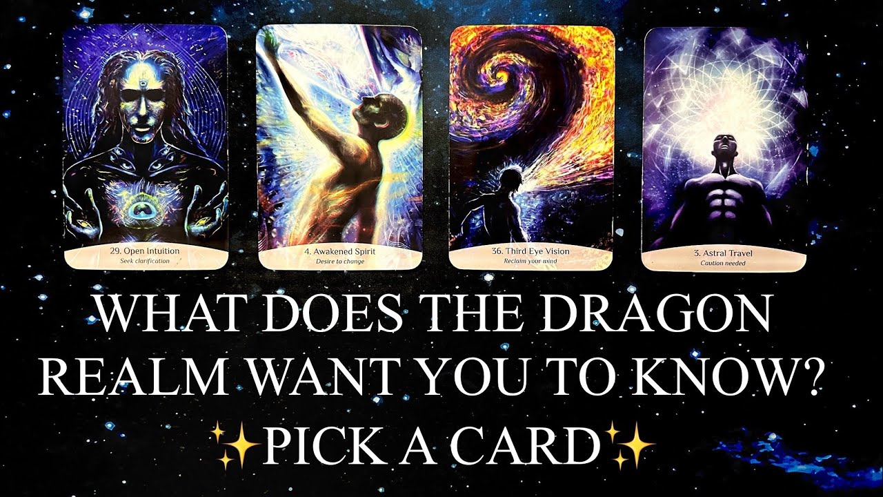PICK A CARD | ✨WHAT DOES THE DRAGON REALM WANT YOU TO KNOW RIGHT NOW ?🐉