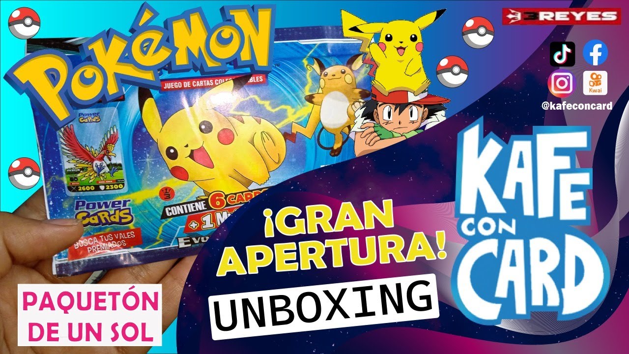 APERTURA POKEMON 3 REYES - PAQUETON - GALERÍA TRADICIÓN