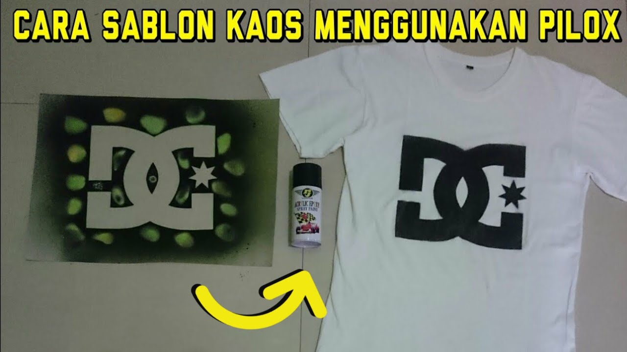 How to Screen Print T-Shirts Using Spray Paint