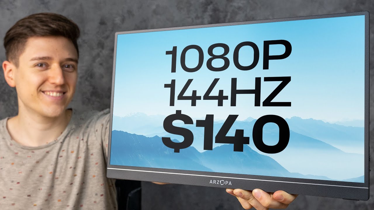 Monitor PORT&Aacute;TIL 144Hz USB-C! ARZOPA G1