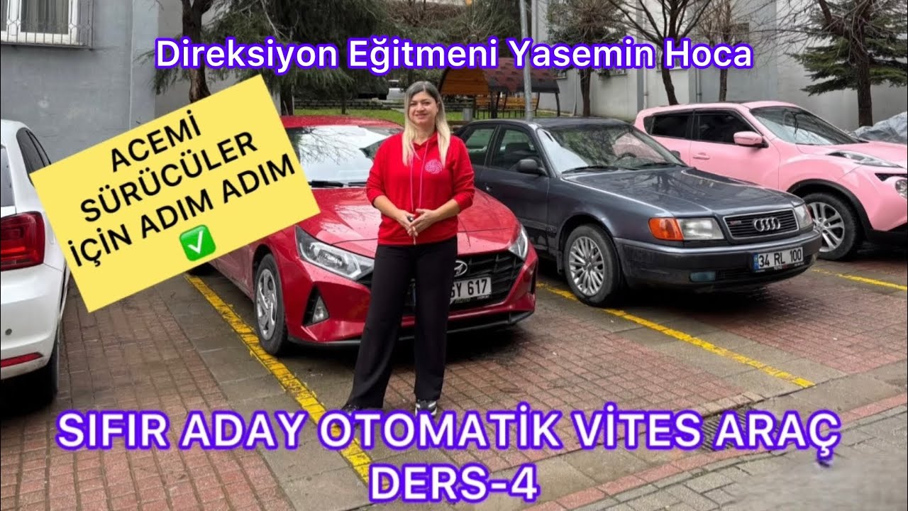 ⚠️DAR SOKAKTA 🚌 BELEDİYE OTOBÜSÜYLE BURUN BURUNA!😱 SIFIR ADAY TRAFİKTE | OTOMATİK VİTES DERS 4