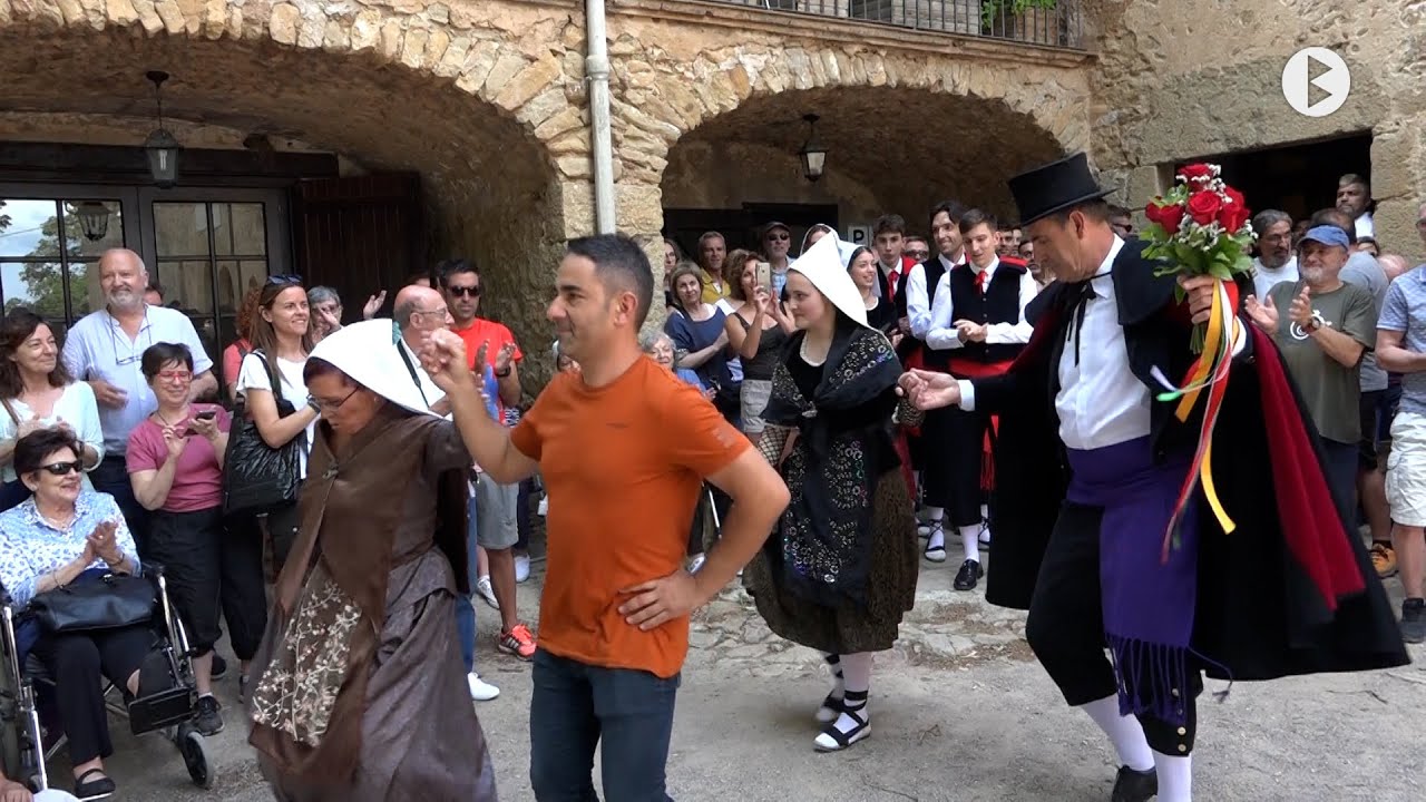 La Pobla de Lillet, Festa major Petita 2022  Llevant de taula i Dansa de Falgars.
