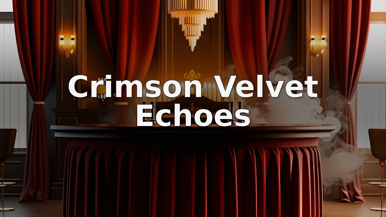 Crimson Velvet Echoes | Jazz Bar | Late Night Glow